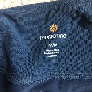 Tangerine workout crops